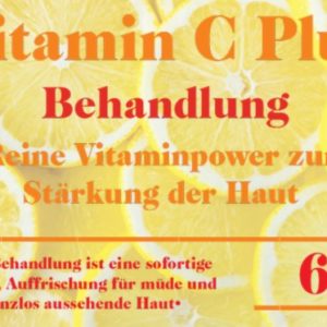 hiermit stelle ich Ihnen Vitamin C Plus Behandlung vor.